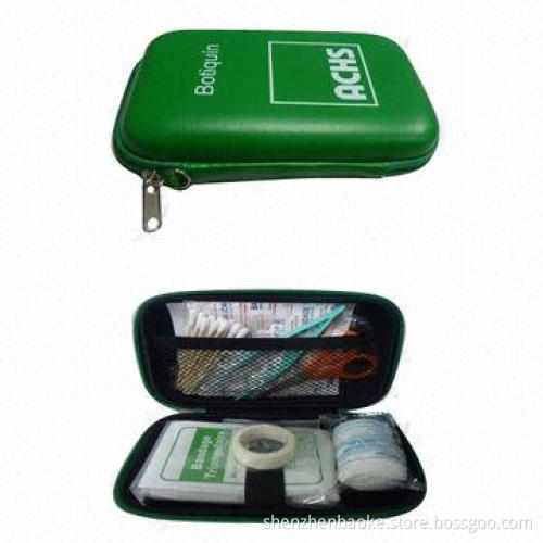 Small EVA Children's First-aid Kit, Available in Green Box with Basic First-aid Supplies
